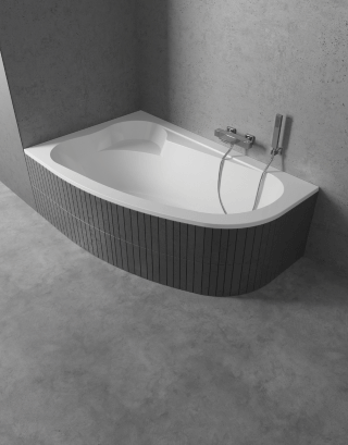 Corner bathtubs