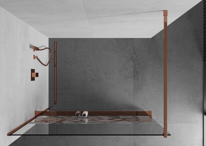 Rose gold shower panel