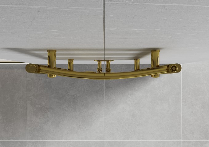 GOLDEN radiator for bathroom