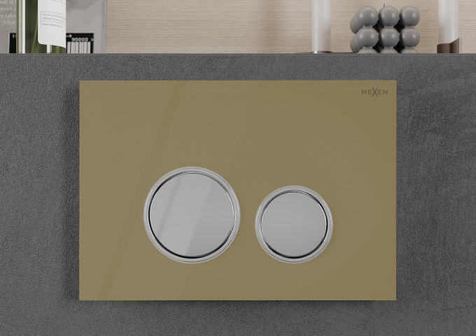 Gold Flush Buttons
