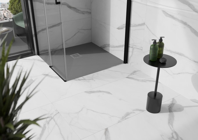 low square shower tray