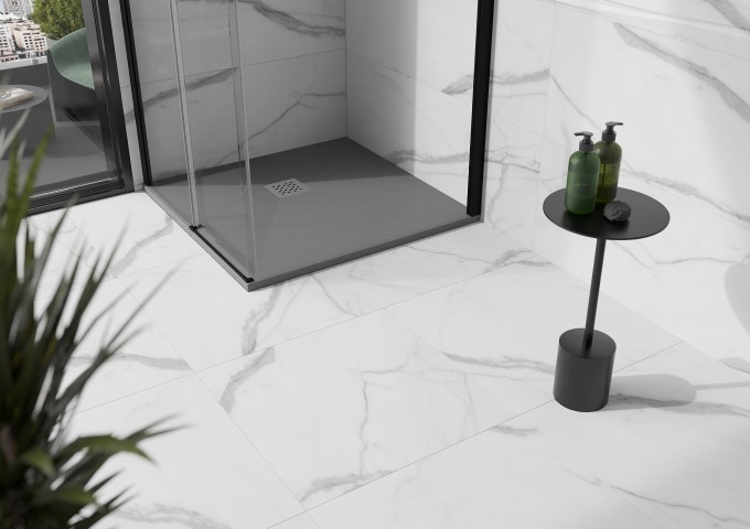 low square shower tray for bathroom