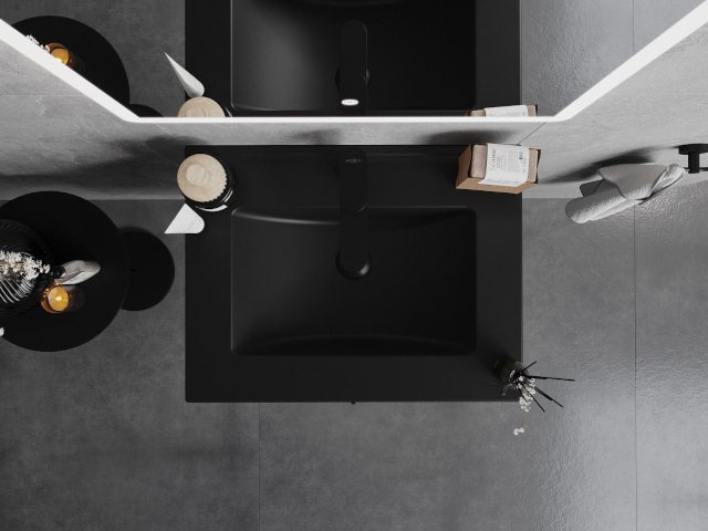 Wall-mounted cabinet with sink Mexen