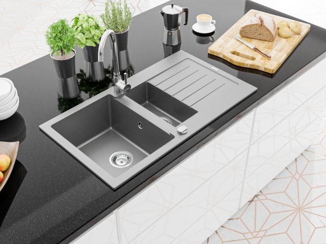 Stainless steel sink color