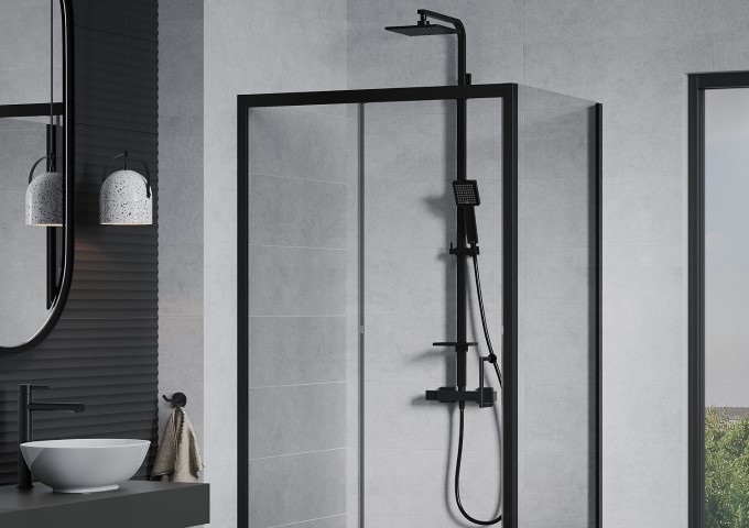 bathroom shower column