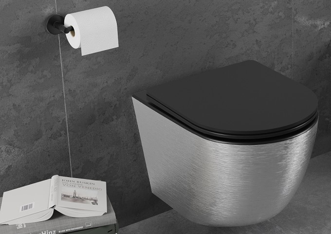 wall-mounted toilet bowl