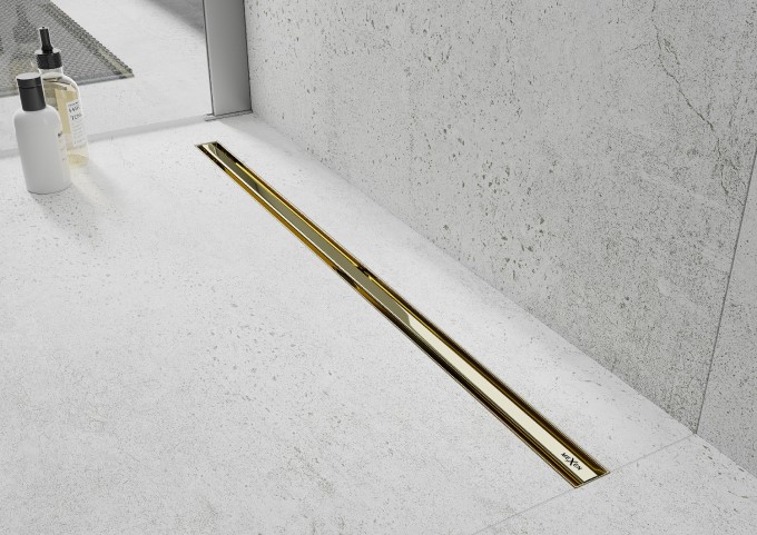 Golden linear drain
