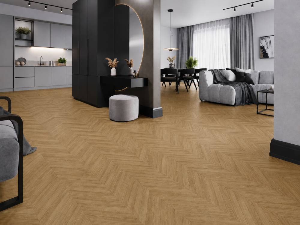 French Herringbone Vinyl Panels