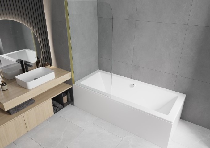 Golden bathtub screen