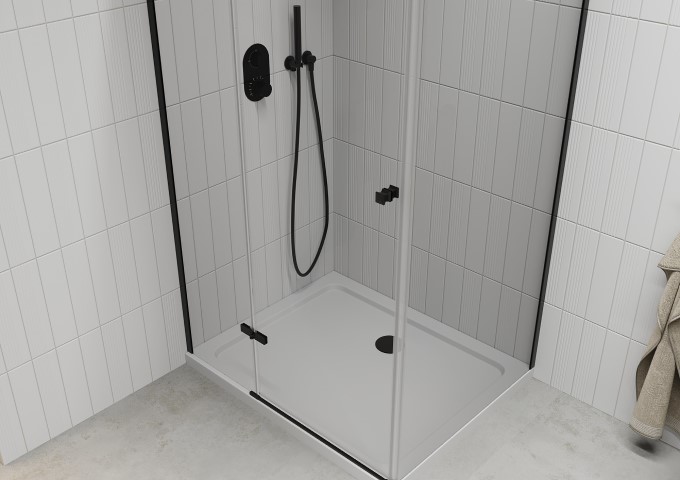 corner connector in the bathroom