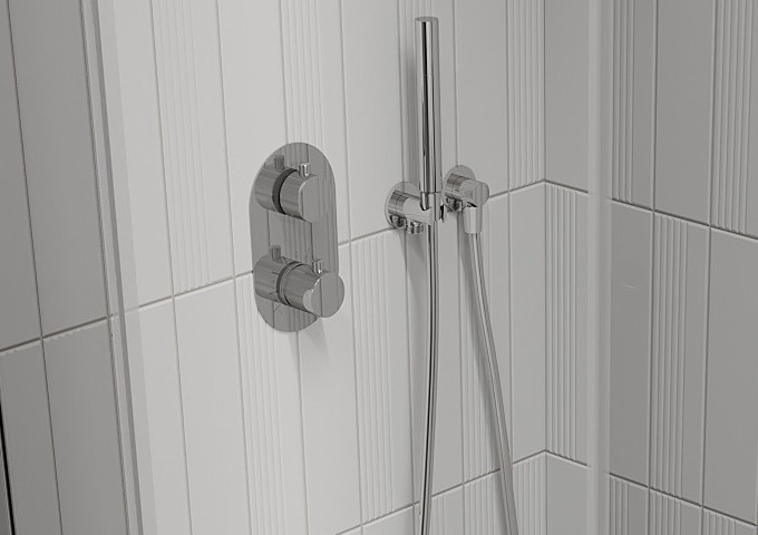 Modern handheld showers