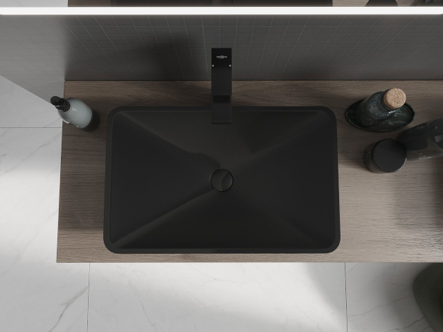 Walnut Bathroom Cabinet Mexen