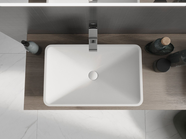 Mexen oak washbasin cabinet