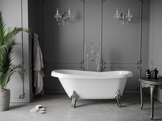 Mexen Gray Tiles in the Bathroom