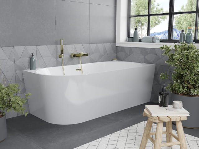 Freestanding Corner Bath 180 cm