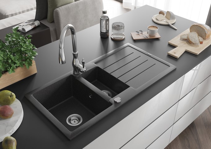 Kitchen Faucets with Pull-Out Spout
