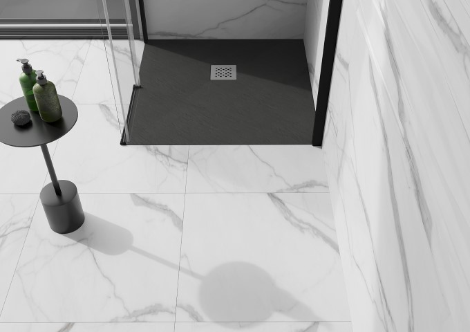Black Square Shower Trays