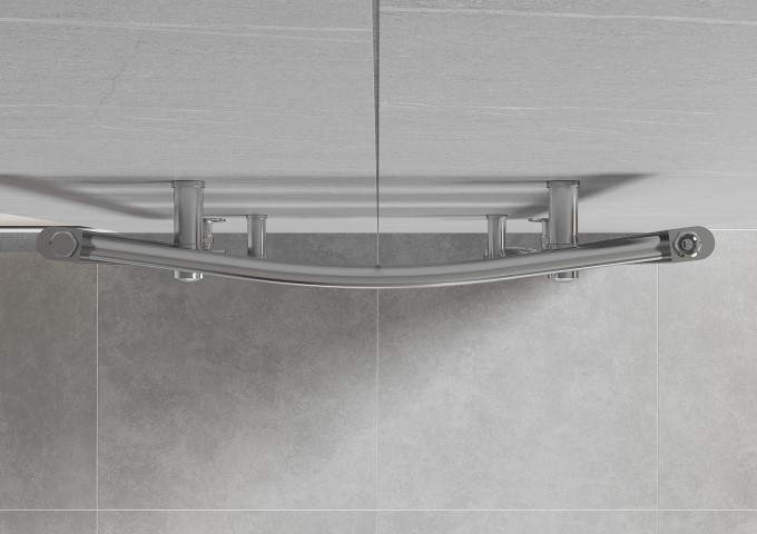 chrome bathroom radiator