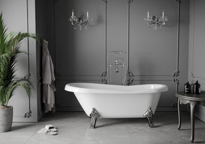 Stylish Terrazzo Bathroom