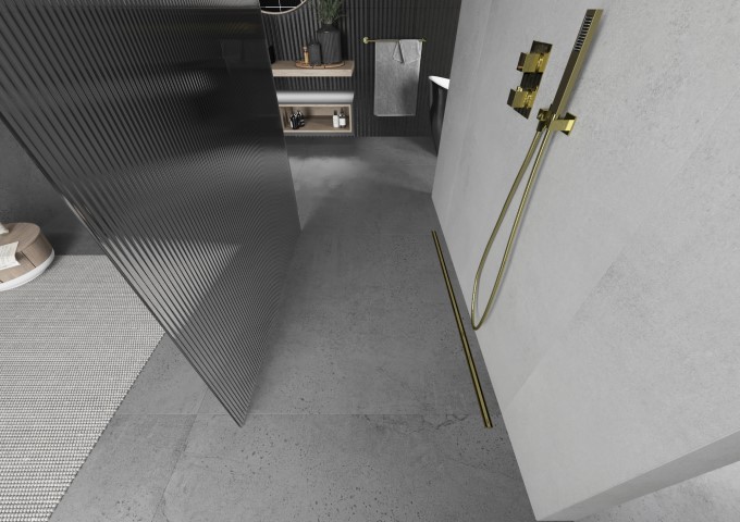 modern 150 cm linear drain
