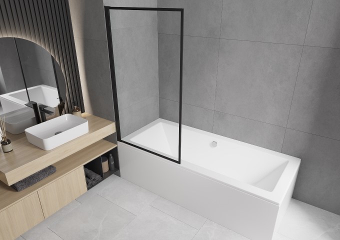 Graphite Profile Bathtub Screens