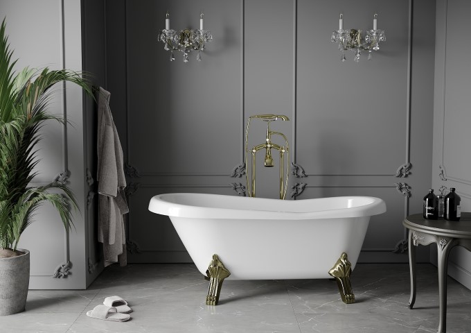 freestanding bathtub on legs