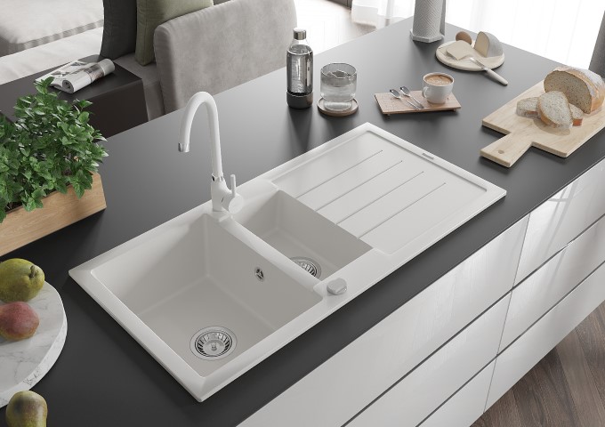 White Kitchen Faucets