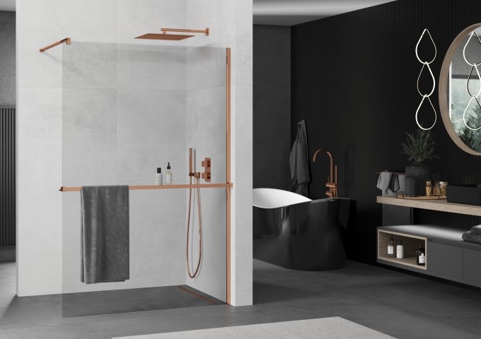 Wall-mounted shower enclosures