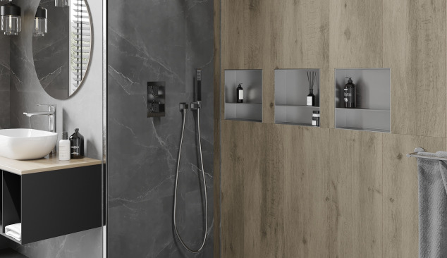 Recessed Shelves - The Perfect Addition to a Modern Bathroom