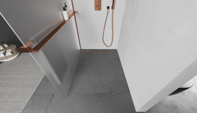 Exclusive Rose Gold in the Bathroom