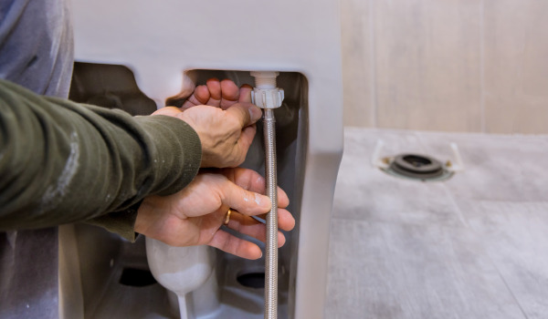 How to install a wall-hung toilet frame?