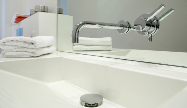 What concealed elements for bathroom faucets?