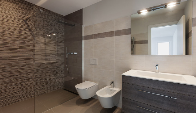 Concealed frames for WC installations