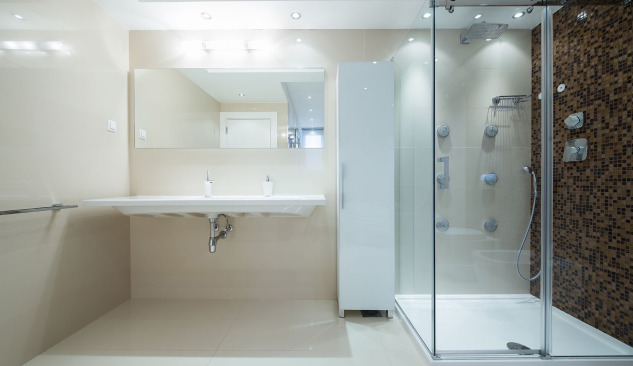 How can you install a shower tray?