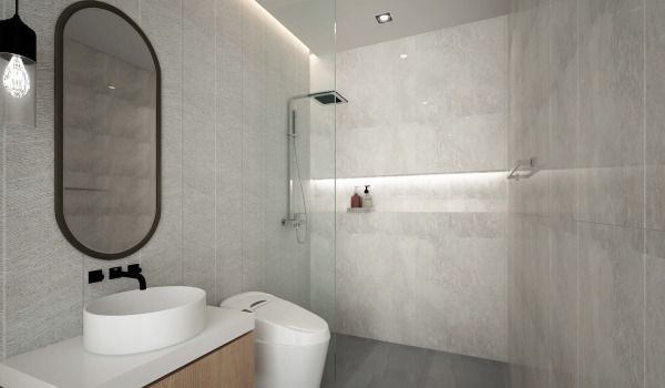 How high to hang the shower head?