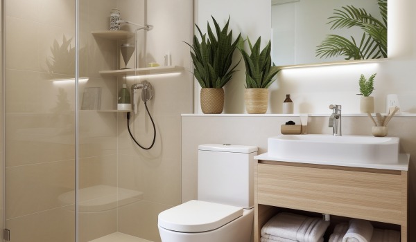 Bathroom 4m2 - how to design it?