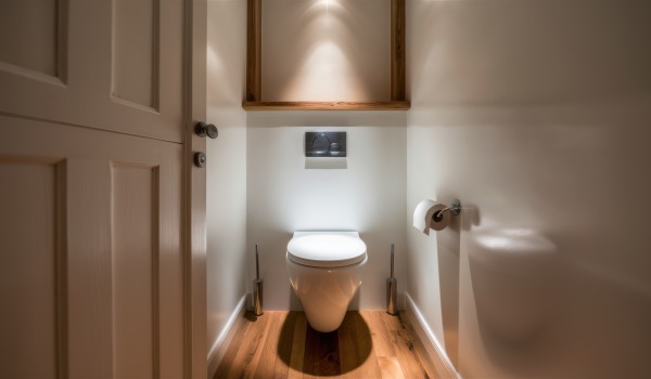 Very small toilet in an apartment - step-by-step arrangement of a small, separate WC