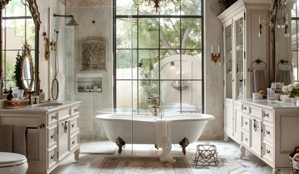 English Style Bathroom – Classic Elegance and Timeless Details
