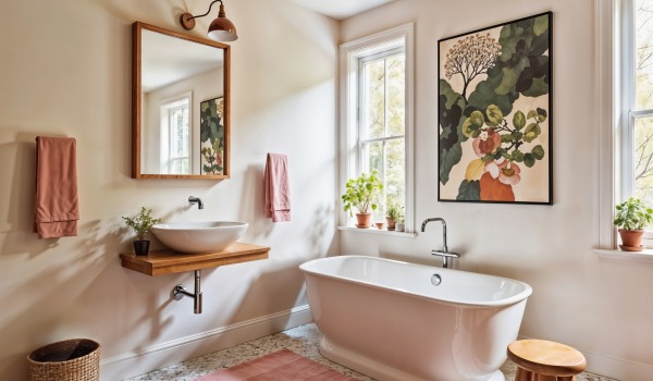 Eclectic Bathroom Style: How to Combine Colors, Patterns, and Materials without Chaos?
