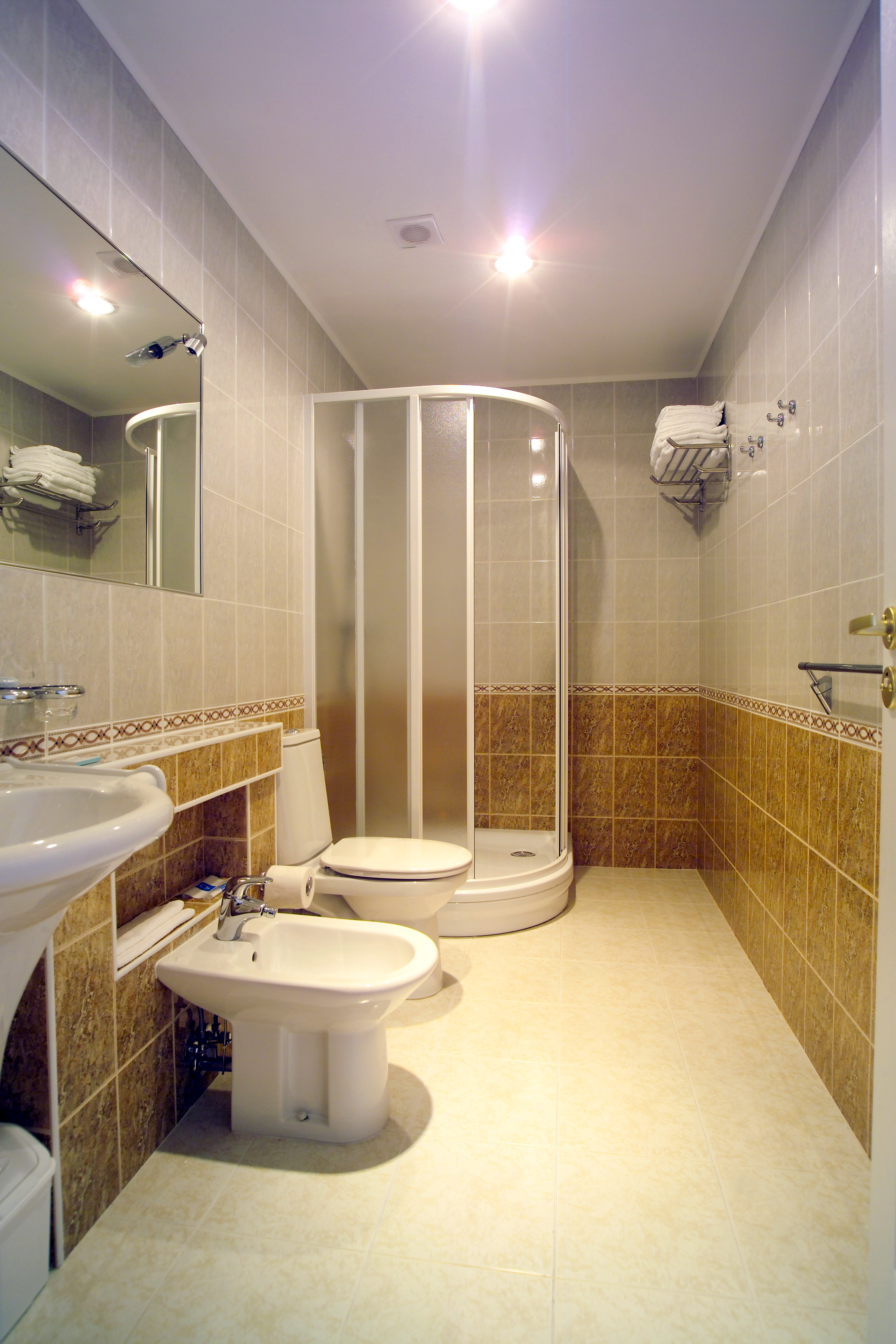 Convenient bidet handles