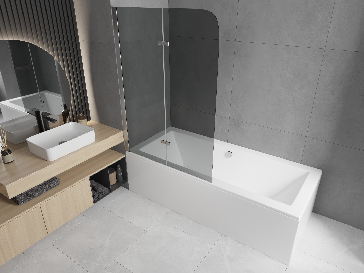 Disadvantages and advantages of a bathtub with a screen