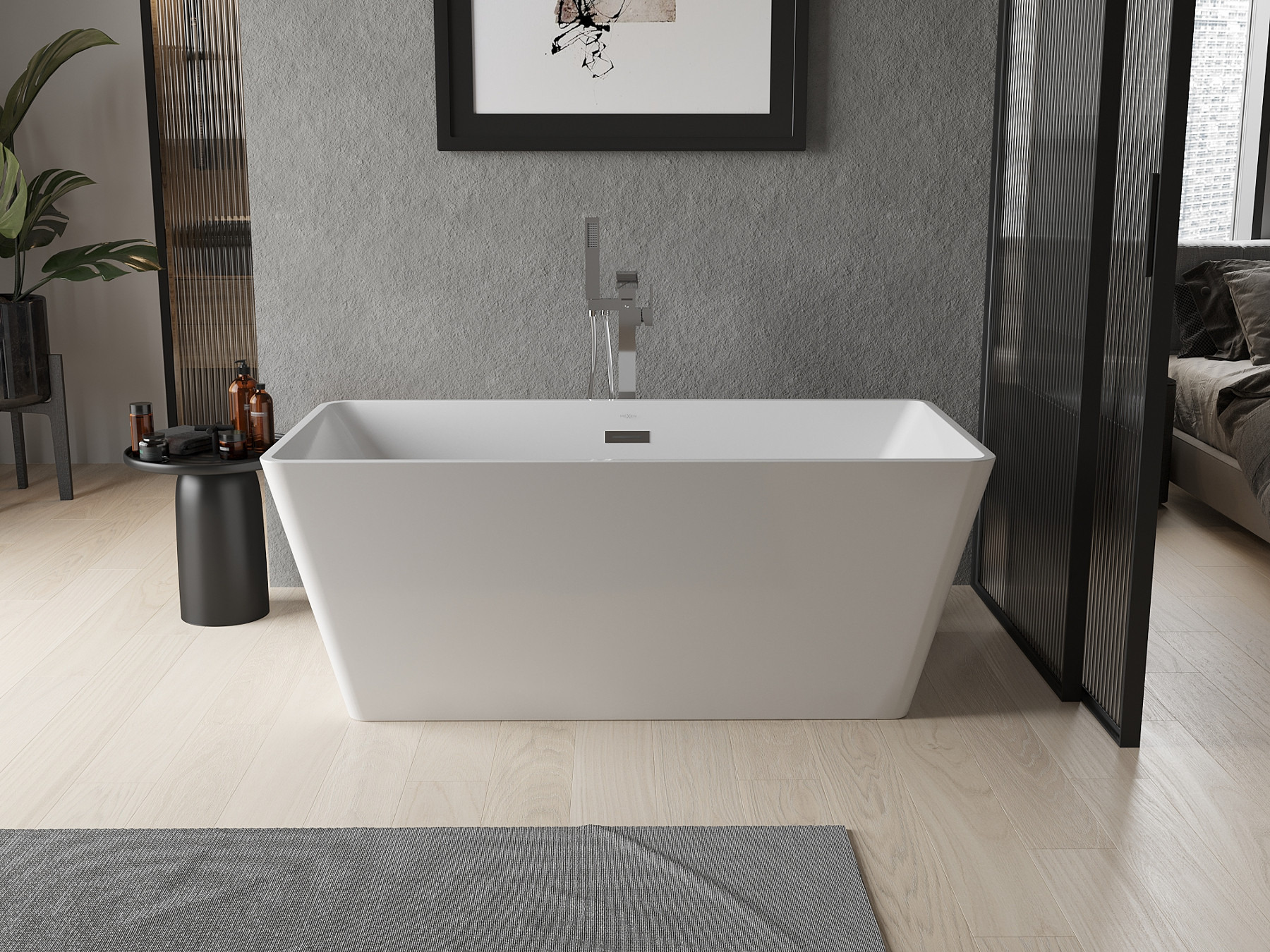 Bathroom in an industrial style