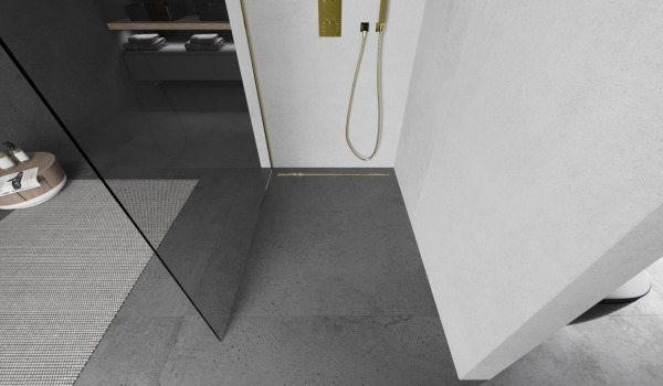 Shower without a threshold - how to create one?