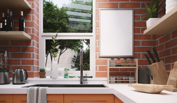 Brick in the kitchen on the wall, is it a good solution?