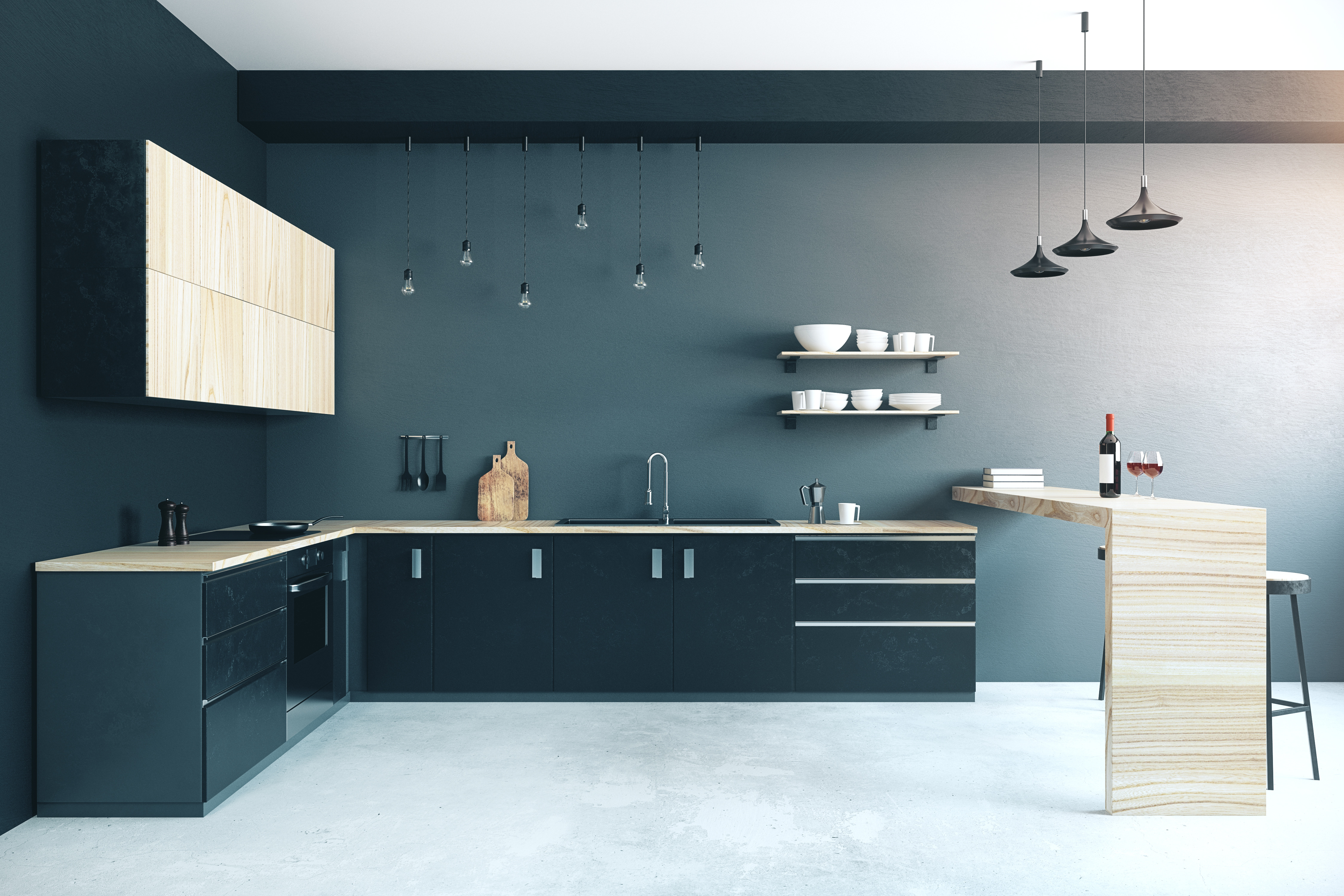 Concrete on the Kitchen Wall: Arrangements and Practicality of Architectural Concrete