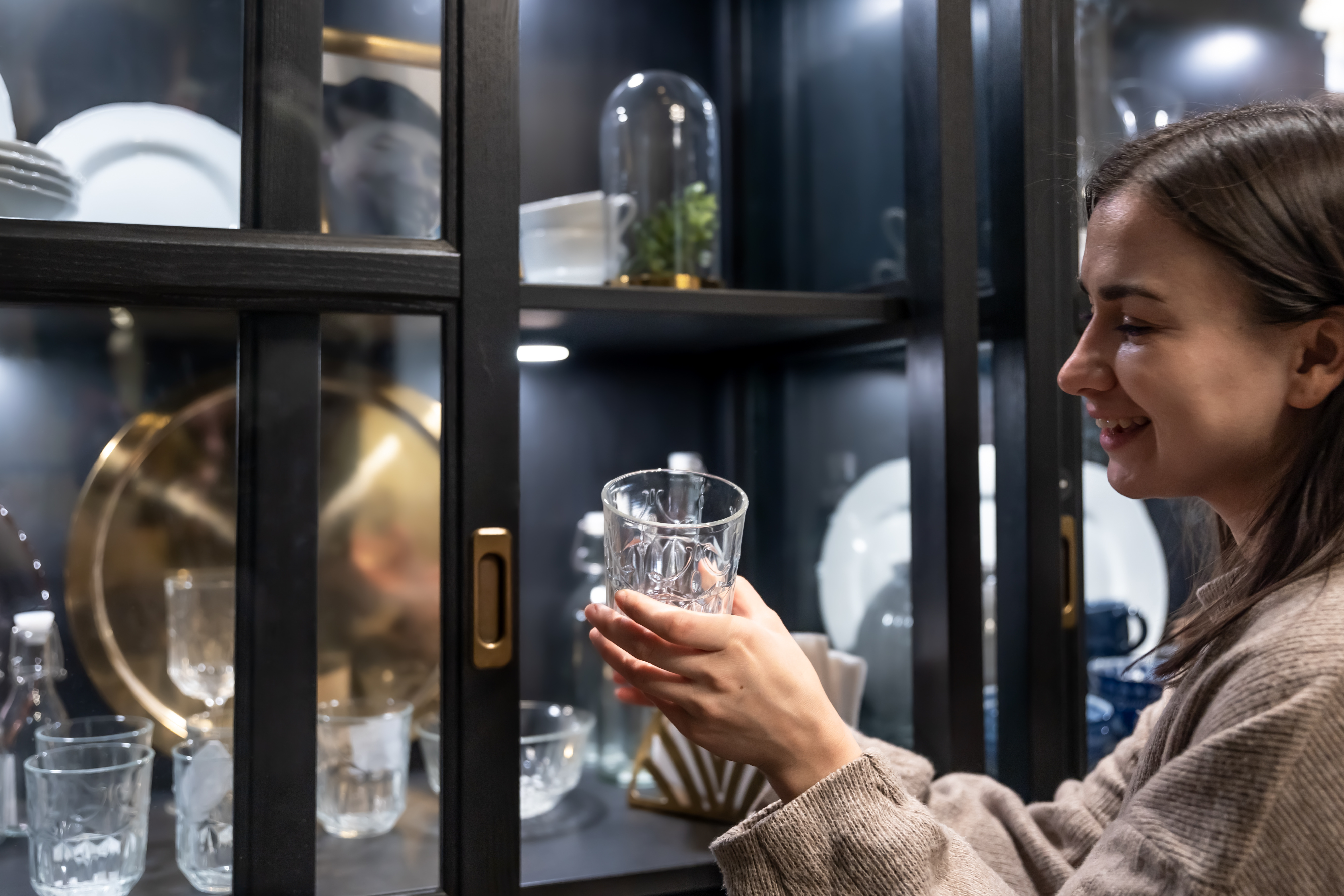 Display Cabinet - An Unconventional Piece of Furniture for the Kitchen