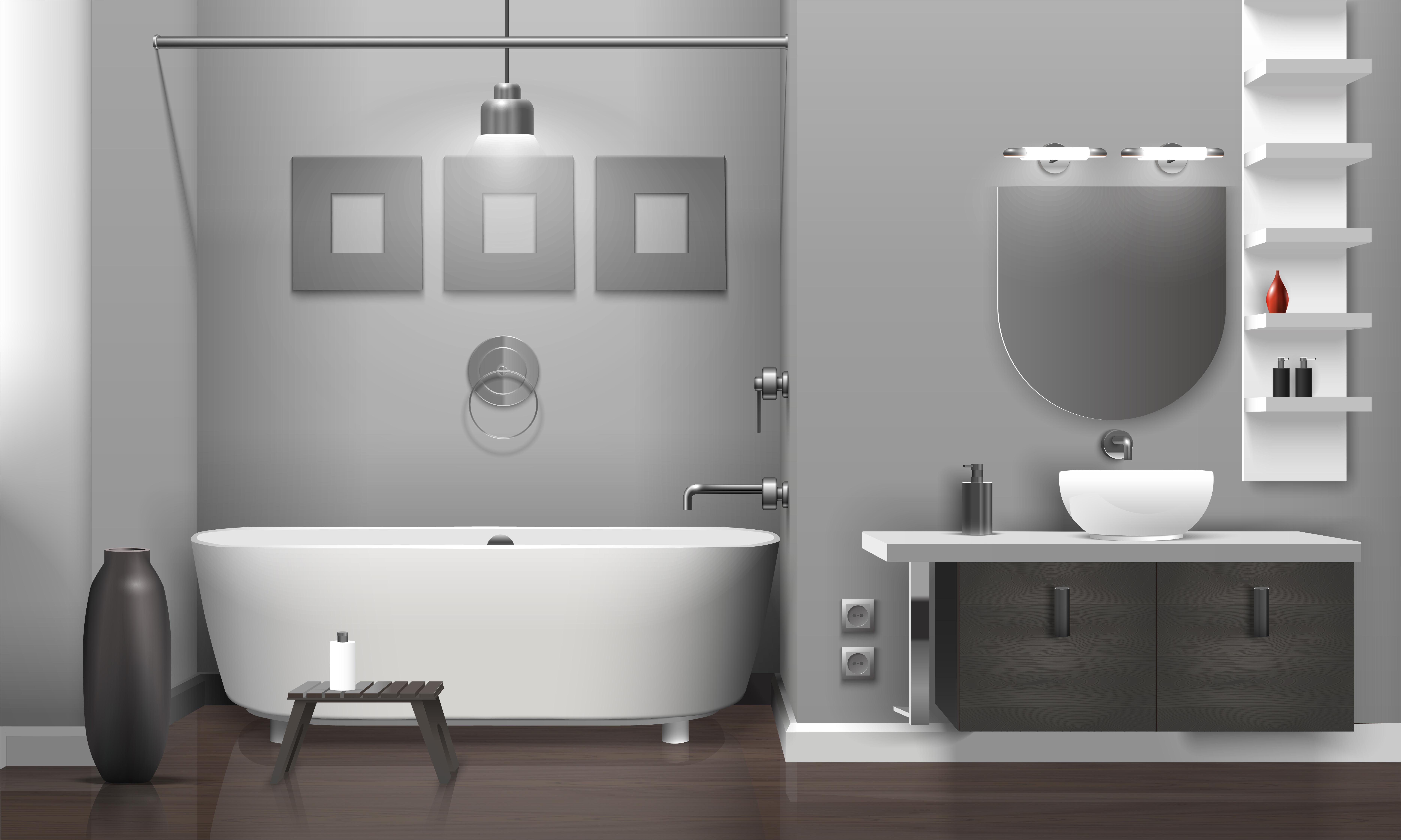 How to Hang a Frameless Mirror by Yourself?