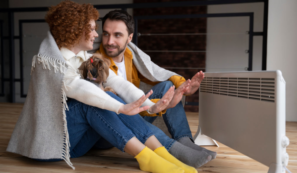 Which electric heater consumes the least electricity?