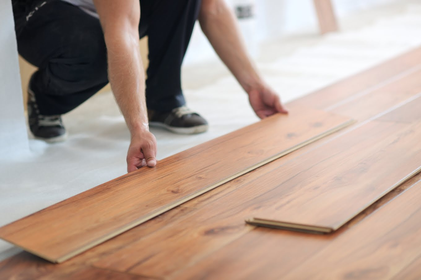 How to Level a Floor Under Panels Without a Pour?