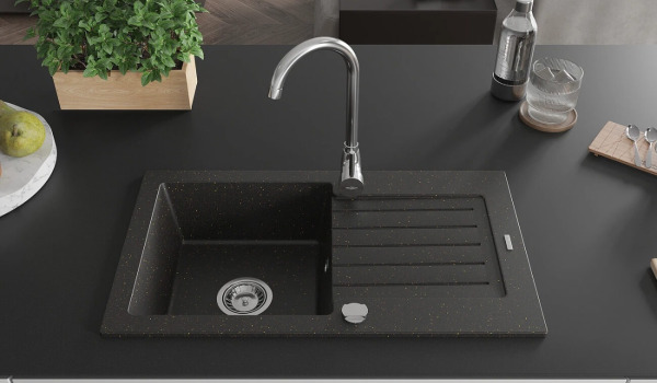 At what height should a sink be mounted?
